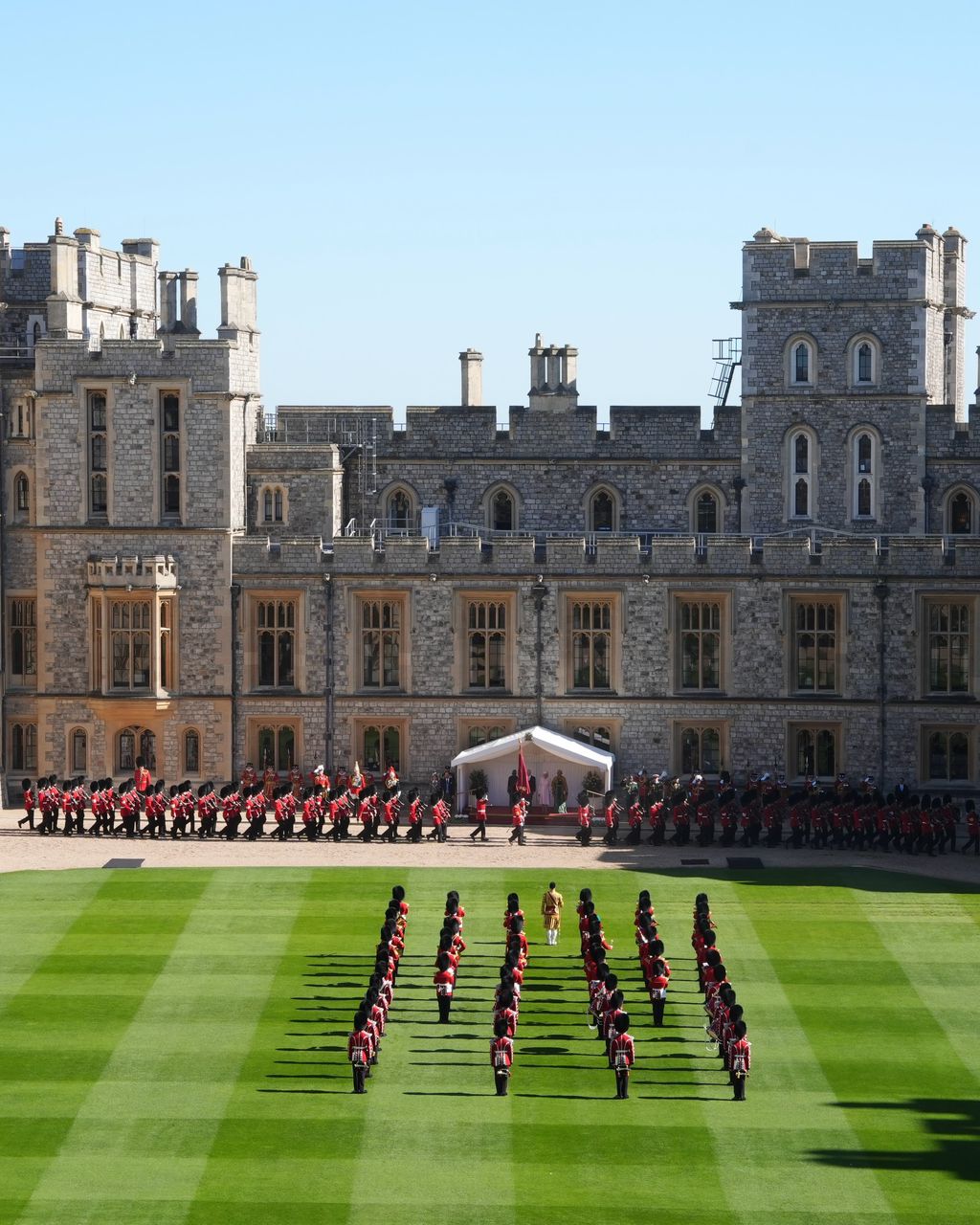 Photos of President Tinubu and his wife Remi at the Windsor Castle during state visit to the UK.